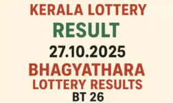Kerala Lottery Result 27.10.2025: Bhagyathara Lottery BT 26 Creates Millionaire Overnight – Check Full Winning Numbers Here!