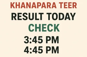 Khanapara Teer Result 29.10.2025: Check 3:45 PM and 4:45 PM Results Live