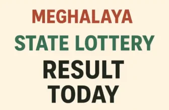 Meghalaya State Lottery Result Today 26.10.2025