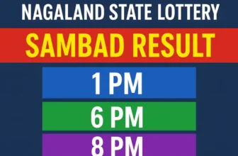 Nagaland State Lottery Sambad Result 29.10.2025 Today 1 PM, 6 PM, and 8 PM