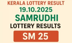 Kerala Lottery Result 19.10.2025: Samrudhi SM-25 Released — Could You be the ₹1 Crore Winner?