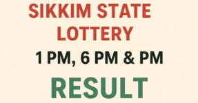 Sikkim State Lottery Result 29.10.2025: Check 1 PM, 6 PM & 8 PM Winning Numbers Live