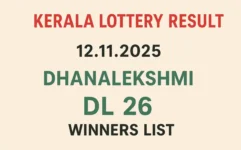 Kerala Lottery Result 12.11.2025 Dhanalekshmi DL 26 Winners List 3 PM