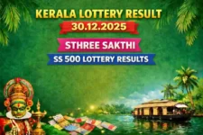 Kerala Lottery Result 30.12.2025 Sthree Sakthi SS 500 Lottery Results 3 PM