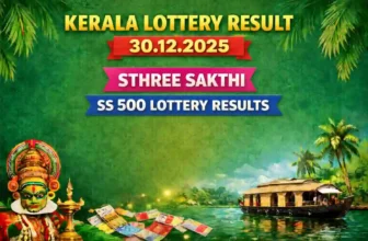 Kerala Lottery Result 30.12.2025 Sthree Sakthi SS 500 Lottery Results 3 PM