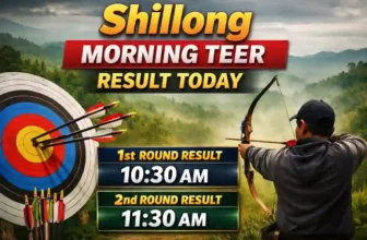 Shillong Morning Teer Result 29.1.2026 Today 10:30 AM 11:30 AM