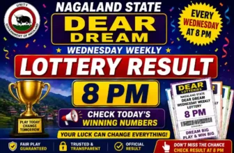 Nagaland State Dear Dream Wednesday Weekly Lottery Result (13 May) 8 PM