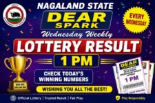 Nagaland State Dear Spark Wednesday Weekly Lottery Result (13 May) 1 PM