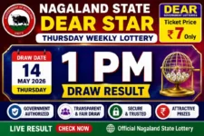 Nagaland State Dear Star Thursday Weekly lottery result (14 May) 1 PM