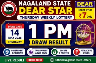 Nagaland State Dear Star Thursday Weekly lottery result (14 May) 1 PM
