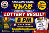 Nagaland State Dear Dream Wednesday Weekly Lottery Result (13 May) 8 PM