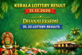 Kerala Lottery Result 31.12.2025 Dhanalekshmi DL 33 Lottery Results 3 PM