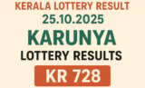 Karunya KR 728 Result 25.10.2025: Saturday’s Million-Rupee Surprise Unveiled!
