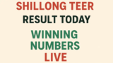 Shillong Teer Result 29.10.2025: Check 3:40 PM & 4:40 PM Winning Numbers Live
