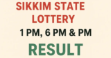 Sikkim State Lottery Result 29.10.2025: Check 1 PM, 6 PM & 8 PM Winning Numbers Live